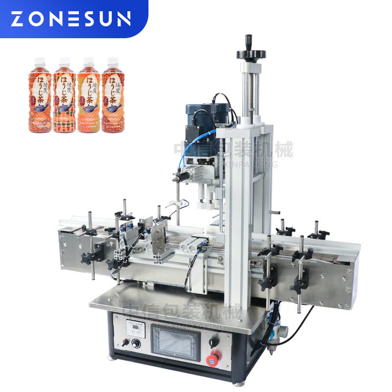 全自动台式旋盖机鸭嘴瓶尖嘴瓶喷雾瓶拧盖机带输送带流水线封盖机,机械设备,印刷设备,淘宝优惠券,粉丝福利购,淘宝优惠卷