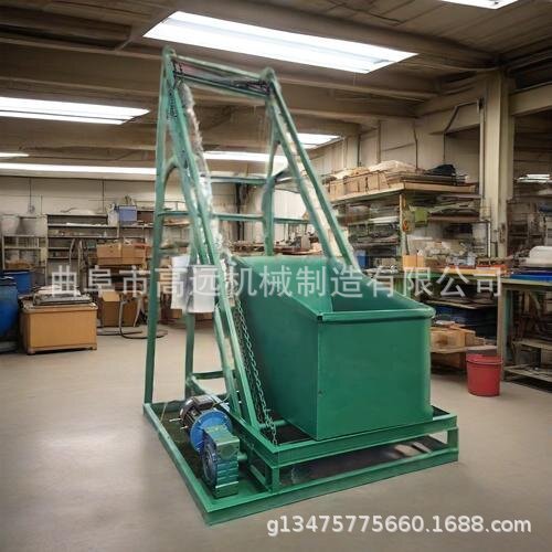 污泥爬坡单斗提升机  垃圾电动翻斗上料机  带皮绿豆上料提料机