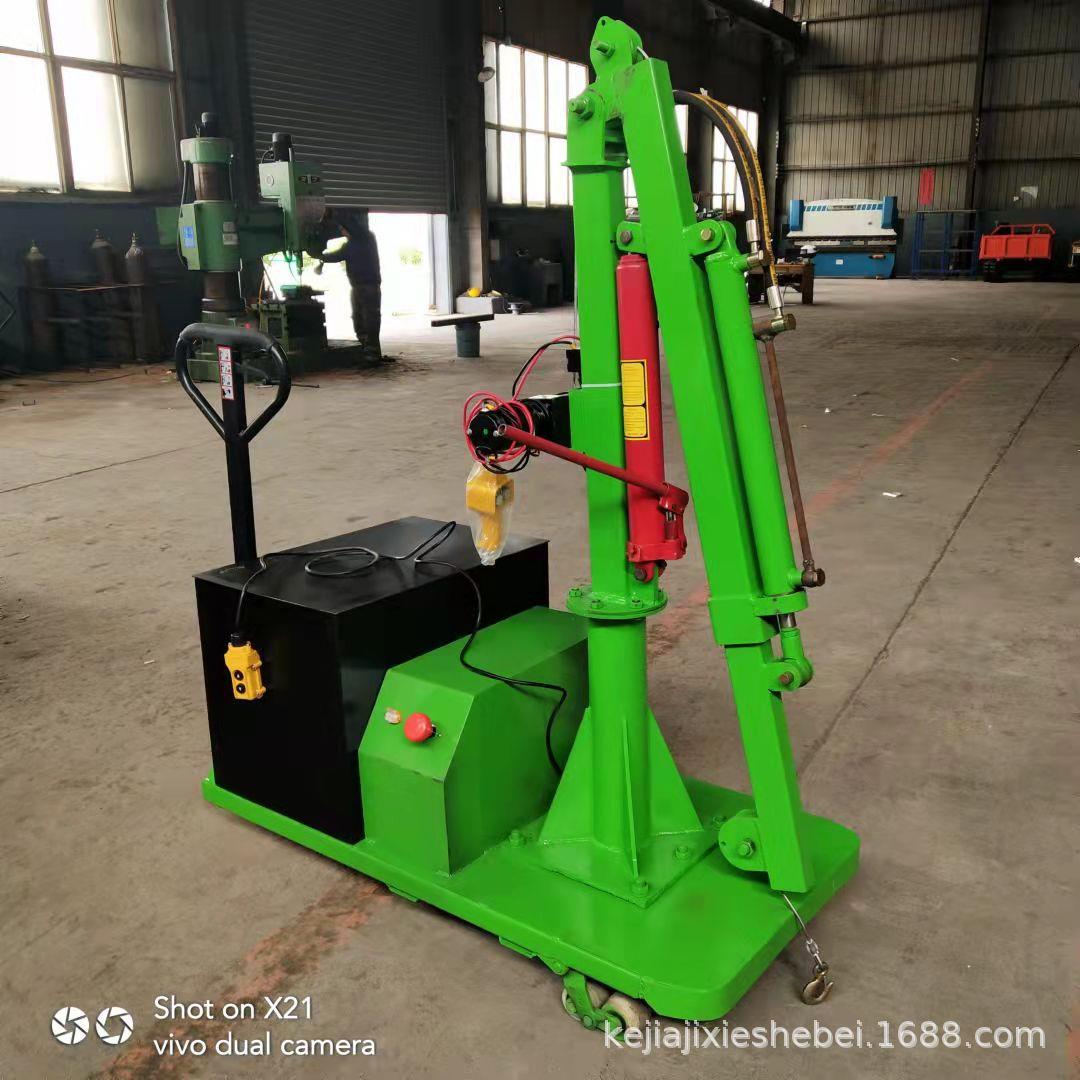 厂家直销车间移动式小吊机 24V220V电动小吊车车间车床发动机吊机