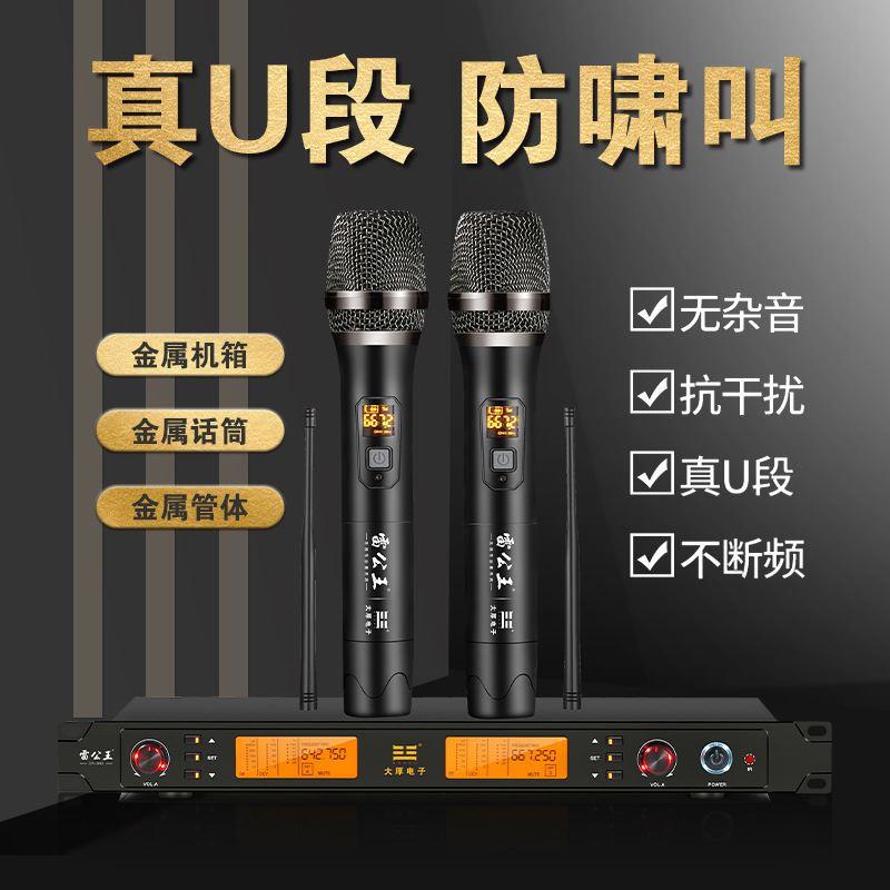 雷公王-890无线话筒段接收器麦克风防啸叫唱歌户外会议主持