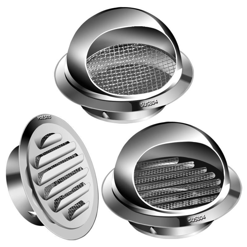 外墙出风口防雨h罩304不锈钢风帽烟机排气帽防虫卫生间通风换气孔
