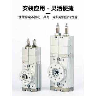 SMC型三位置摆台旋转气缸MSZB 30A 2J0A 50A180度多位 10A 新款