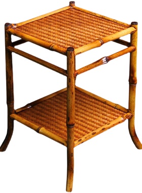 极速竹茶具收纳架k中式小型多宝阁博古架装桌面花架装饰摆件文玩