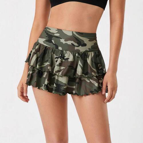 Womens Minimalist Basic Versatile Fitted Midi Skirt Casual