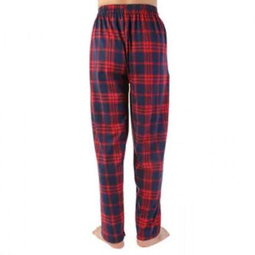 Men'S Pajama Pants - Knit Cotton Flannel Plaid Lounge