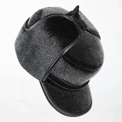 中老年男士雷锋冬季保暖加厚护耳