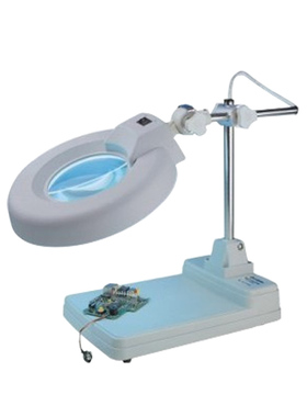 升降式放大c镜工作照明放大镜台灯 LT-86B 3X/5X/8X/10X