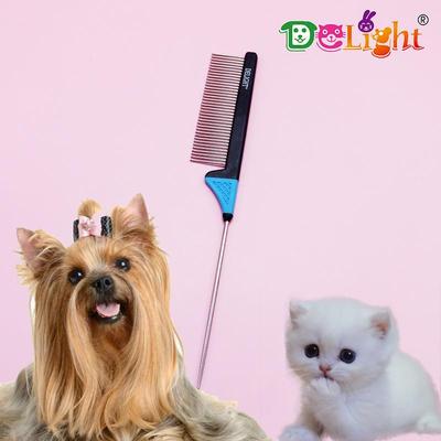 船记宠物分界梳宠物狗狗猫梳子工具犬美容分界梳用品扎辫子 dl121