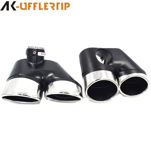适用于奔驰S级W220尾嘴S320s350BS500S600排气管改装S63四出尾喉
