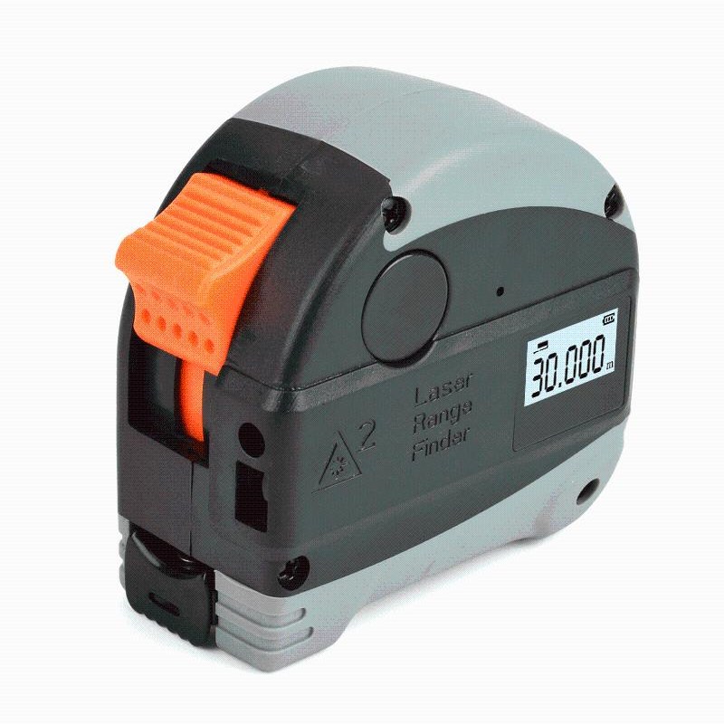 激光钢卷尺木工智能n拉尺电子尺子多功能红外线高精度测量测距仪