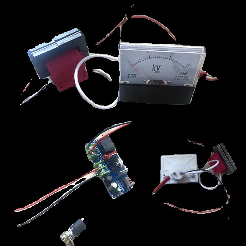 暗线漏电故障检测仪主板驱动高压包电H压表O电容放电器DIY组装