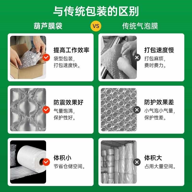 葫芦膜袋子充气袋气泡膜袋充气C机填充气袋气泡枕包装袋生产,农机/农具/农膜,割灌机/割草机/油锯,淘宝优惠券,粉丝福利购,淘宝优惠卷