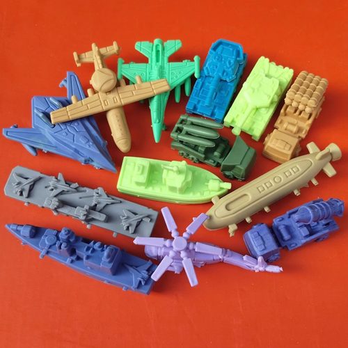 海陆空拼装橡皮擦盲盒军事模型