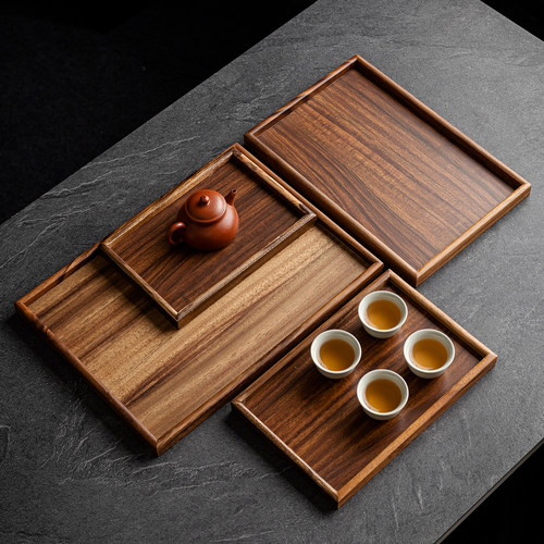 胡桃实木茶水干果托盘