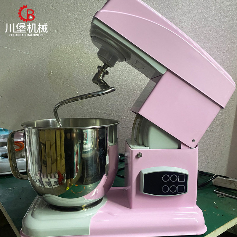 厂家直销厨师鲜奶机和面机打蛋器商用揉面机小型自动多功能搅拌机
