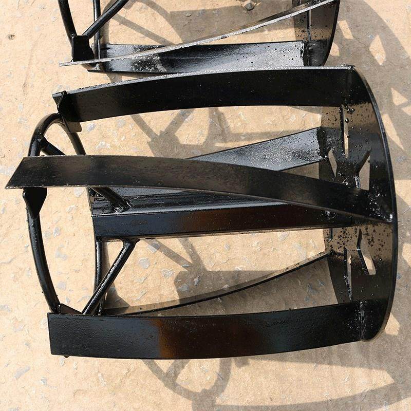 微耕机旋耕机刀具配件新式除草轮除草轮锰钢刀片锄草轮耐用防缠草