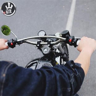 鑫源400440SR400CB400SS覆古摩托车改装简易S集成开关总成左右一