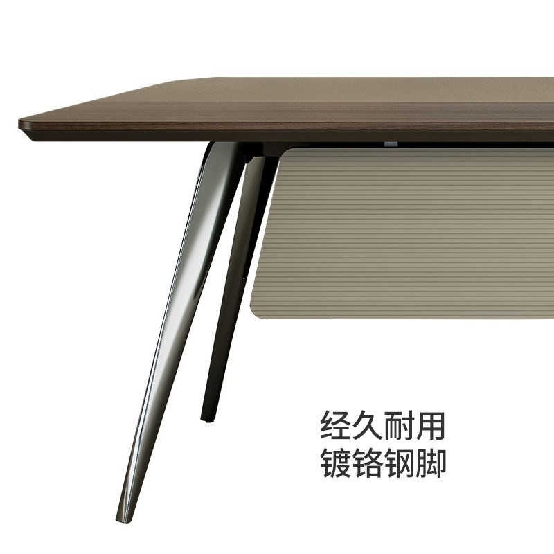 主管办公桌总经理老板大班台总裁简约现代设计师款桌椅.组合高级