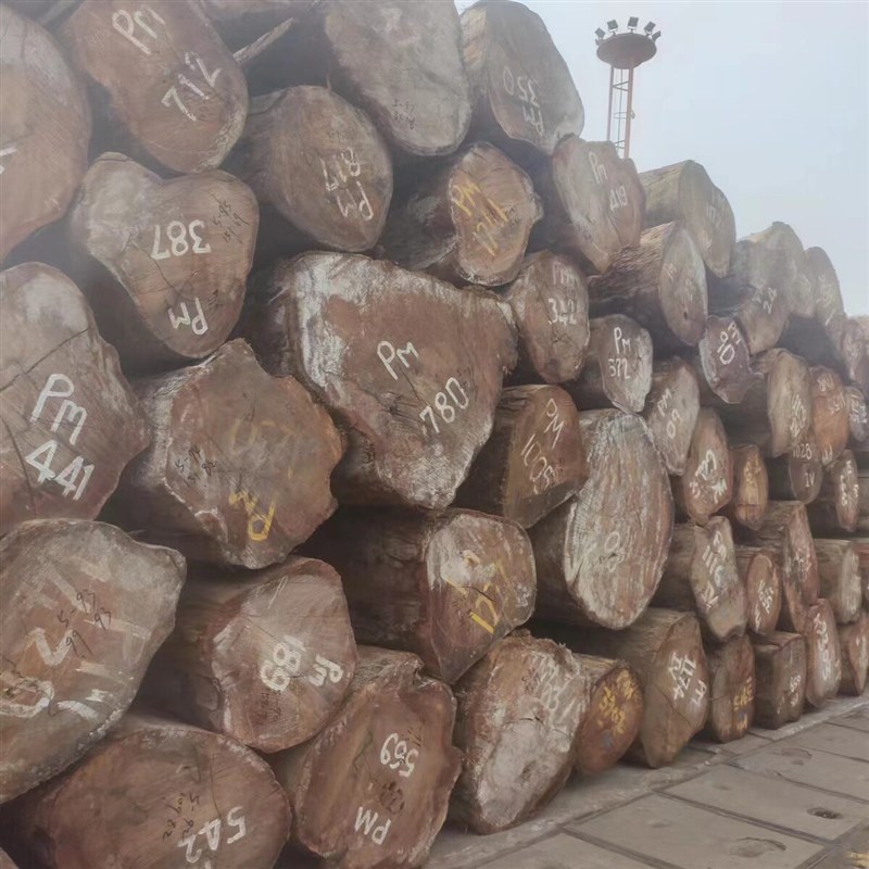 唐木原木金花梨木番龙眼C木原木可加工一手货源