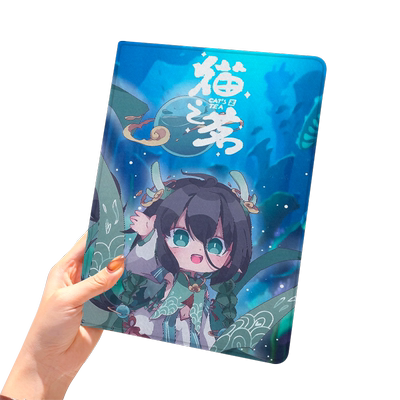 猫之茗2020款ipad10保护套pro2018苹果mini6外套ipod9迷你4壳air5适用2平板3带笔槽十6第8代ioad三折周边动漫