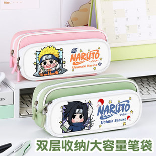 火影忍者笔袋高颜值ins风文具袋男孩女生2025新款超火文具盒初中生女孩款笔盒小学生铅笔盒男生帅气炫酷爆款