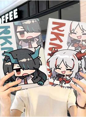 明日方舟W卡通ipad10保护套pro2024款11寸5苹果air7平板mini6壳4迷你3适用2三折2020带笔槽8第9代2021夕2018