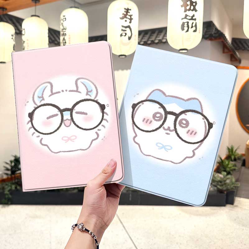Chiikawa华为平板matepad11保护套5s壳air12吉伊卡哇v8周边pro8荣耀9m6外壳5小米7三折6pro适用7s红米kpad女