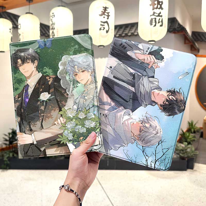 悬日ipad10保护套pro2024款11寸5苹果air7平板mini6壳4迷你3适用2三折2020带笔槽8第9代2021苏洄宁一宵2018女