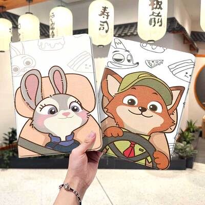 朱迪尼克ipad10保护套pro2024款11寸5苹果air7平板mini6壳4迷你3适用2三折2020带笔槽8第9代2021卡通2018女生