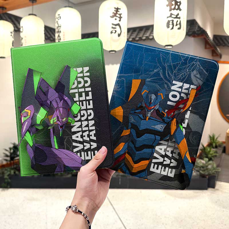 eva初号机ipad10保护套pro2024款11寸5苹果air7平板mini6壳4迷你3适用2三折2021带笔槽8第9代2020联名2018男