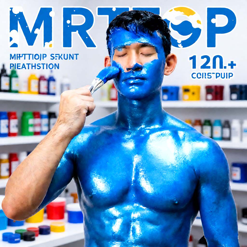 MrTOP涂身彩色粉油蓝粉油黑粉油银粉金粉涂料特亮镜面闪光银颜料