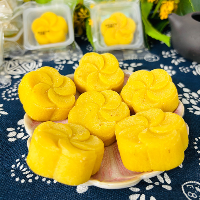 绿豆糕桂花糕广西桂林正宗传统糕点美食特产小吃特色零食品