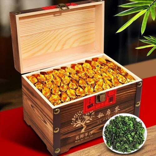 福建安溪正宗铁观音茶叶浓香型大分量口粮茶叶木箱礼盒装送礼