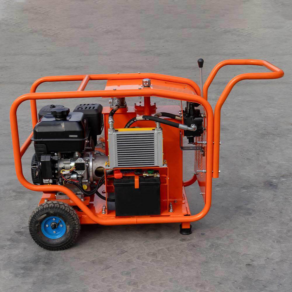 新款手推便携液压动力站 小型液压破碎锤抽水泵配套 液压动力源