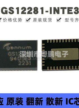 GS12281-INTE3 贴片QFN-40 丝印GS12281 视频接口芯片 原装正品