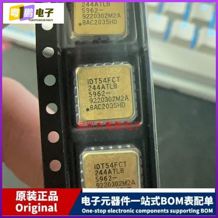 IDT54FCT244ATLB 5962-9220302M2A LCC-20 缓冲器和线路驱动器 IC