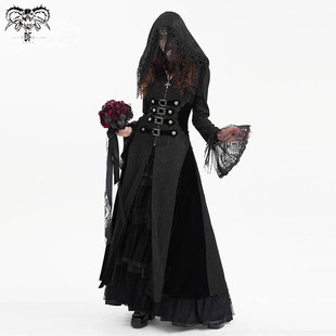 连帽长袖 哥特长款 外套 CT24701 Devil fashion恶魔时尚