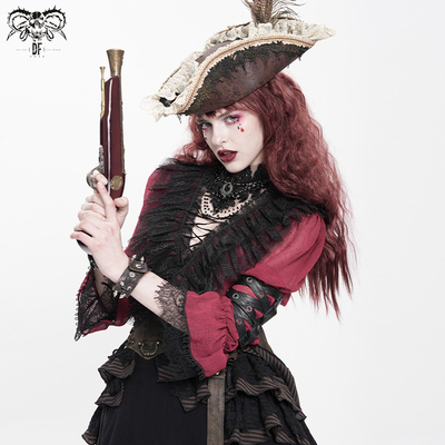 衬衫Devilfashion蕾丝花边日常