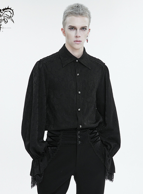 Devil fashion 设计感日常哥特灯笼袖男士衬衫SHT08301 SHT08302