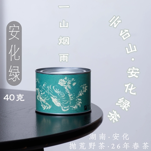 一山烟雨【安化绿茶】40g·抛荒茶60年树龄·德一山物醒醒来喝茶