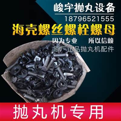 抛丸机配件提升带海壳螺丝皮带螺丝M8M10耐磨螺栓螺母紧固件