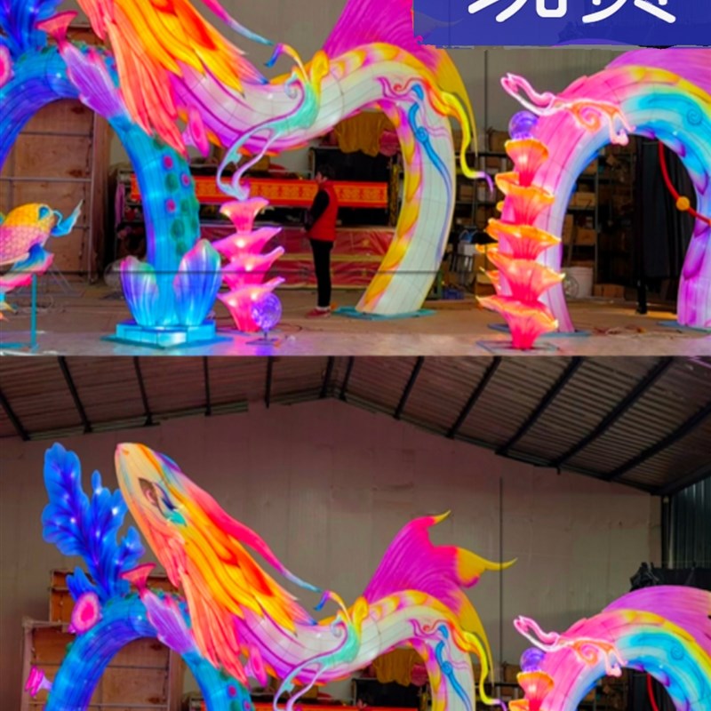 2025年蛇年过大年花灯户外景区公园新年春节元宵T灯会自贡彩灯现