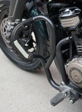 适用于宗申赛科龙AQS401保险杠护杠加宽G保护架SR400-3C改装蝴蝶