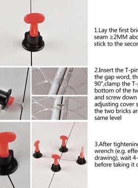 1102/551PCS  Level Wedgevs Tile Spacers For Flooring Wall Ti