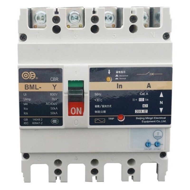 明日塑壳断路器剩余电流保护空气开关x漏电保护BML-250Y/4300-200