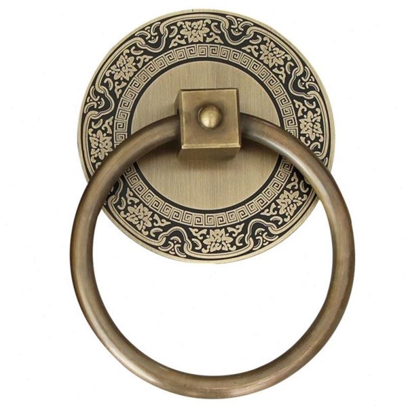 仿古纯铜门环中式大门拉手复古老式门H把手古建庭院拉环木门铜配,基础建材,小拉手,淘宝优惠券,粉丝福利购,淘宝优惠卷