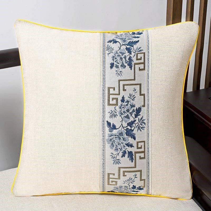 新中式抱枕m红木沙发垫套靠枕不IVT含I芯定制古典腰枕靠中国风客,居家布艺,靠垫/抱枕,淘宝优惠券,粉丝福利购,淘宝优惠卷