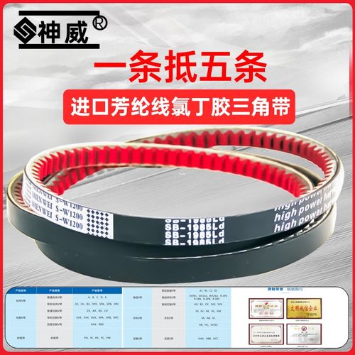 神威2连三角带2HC1875 1935 1975 1985 1989 1995 20X00收割机皮