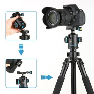 Andoer TB81X Tripod Hsead Ball Head Rotating Panoramic BallH