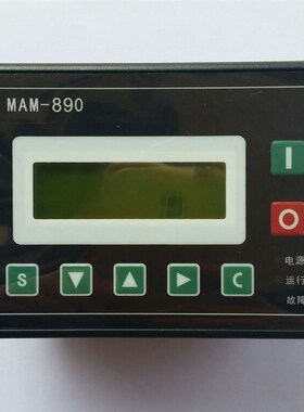 巨风鲍斯红五环螺杆式空压机控制器全自F动MAM890显示屏面板普乐